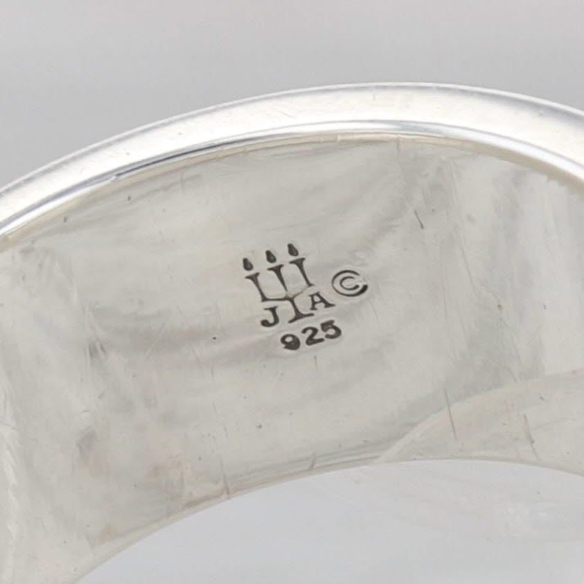 James Avery Song of Solomon Symbolic Ring Sterling Silver Band Size 7.5