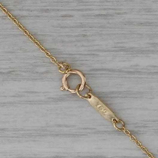 Tiffany Etoile .18ctw Diamond Dots Circle Pendant Necklace Box 18k Gold Platinum