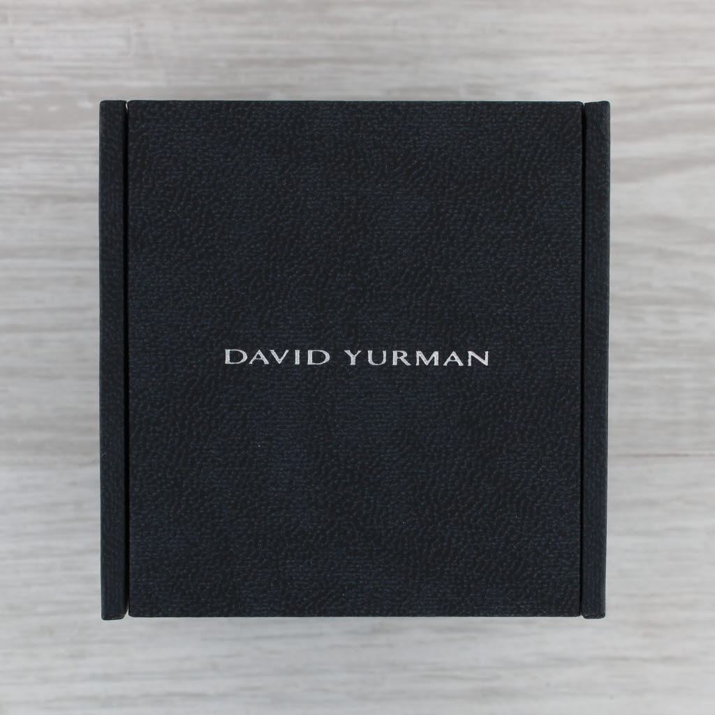 Dark Slate Gray David Yurman Gold Cable Ring 18k Yellow Gold Size 5 Stackable Band Box Cloth