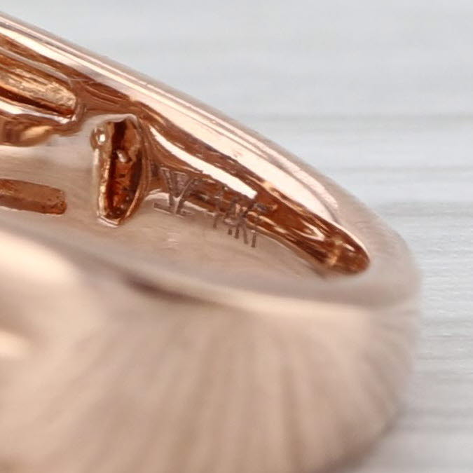 Le Vian Diamond Knot Ring 14k Rose Gold Size 7