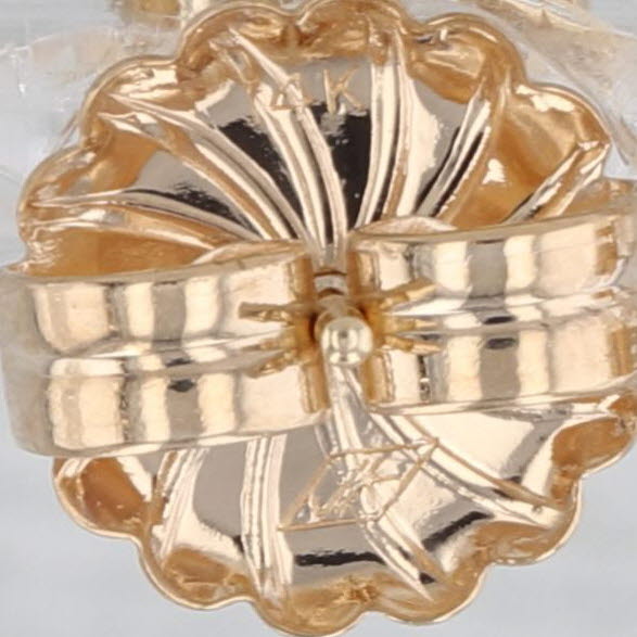 7.57ctw Aquamarine Apatite Diamond Dangle Earrings 14k Yellow Gold Drops