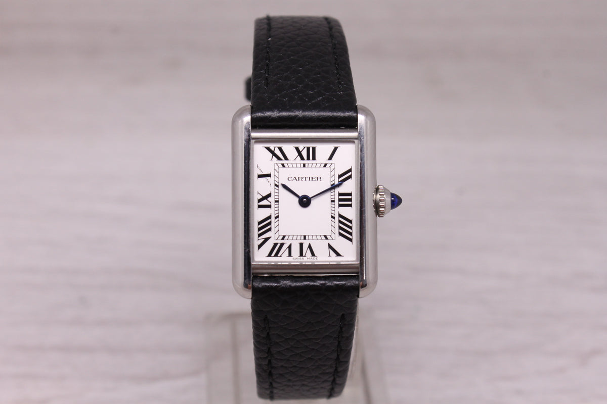 Cartier Tank Must Small 22mm Steel Quartz Watch WSTA0110 Box Card Strap 3/25