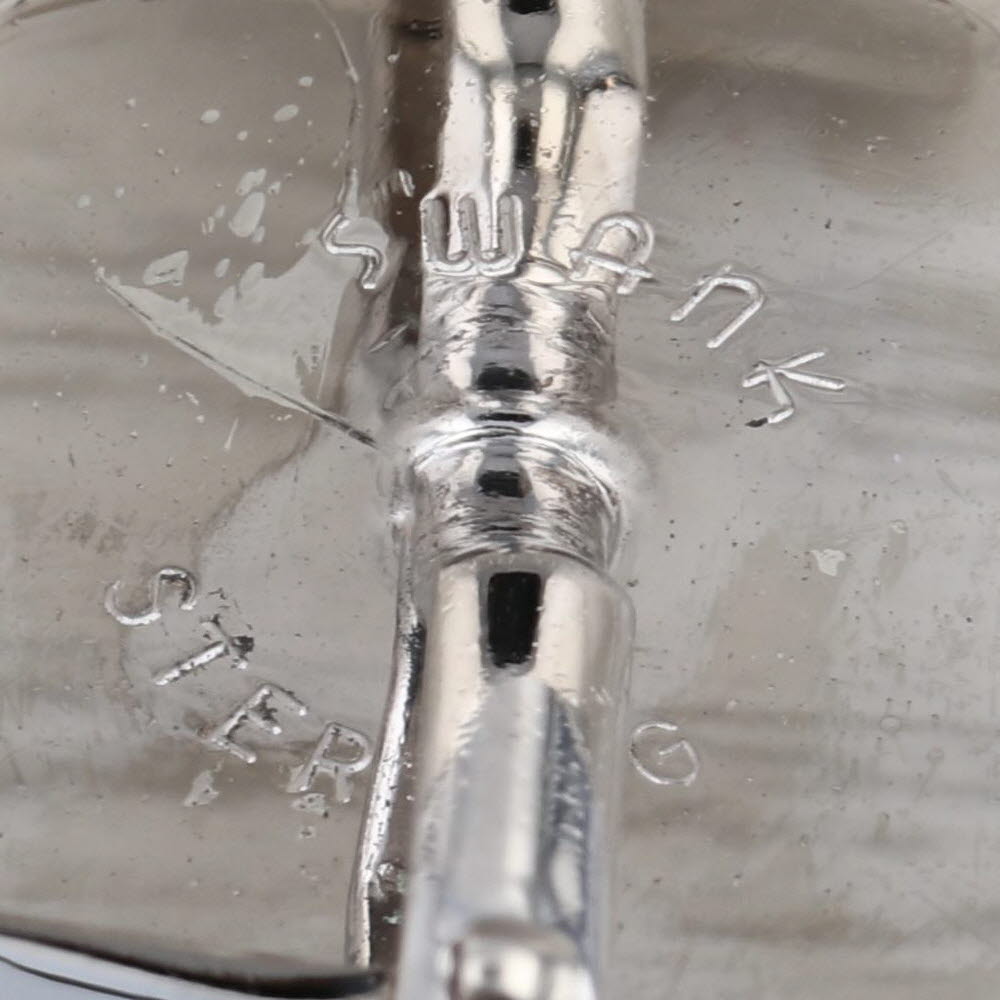 Masonic Cufflinks Sterling Silver Blue Lodge Square Compass Vintage Men's