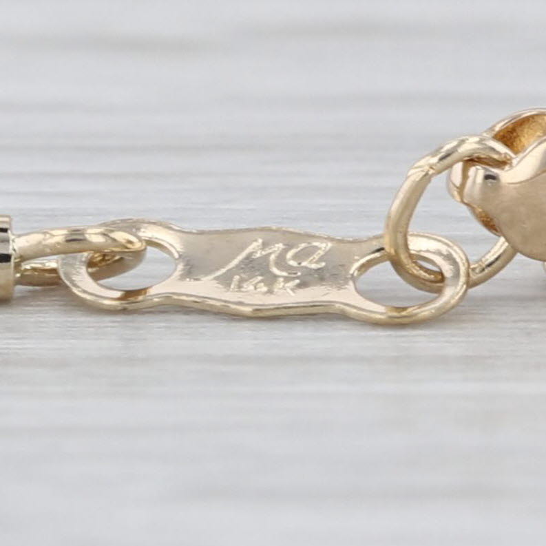 Hollow Snake Chain Necklace 14k Yellow Gold 18" 1.3mm