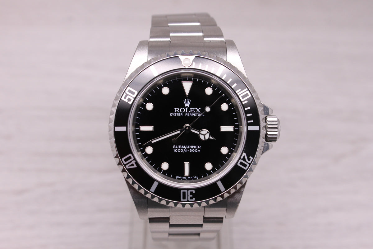 Rolex Submariner 14060M Men 40mm Steel Automatic Divers Watch Box Papers No Date
