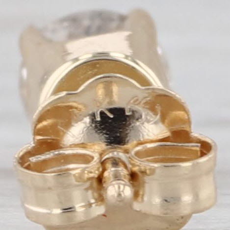 0.48ctw Diamond Stud Earrings 14k Yellow Gold Round Solitaire Studs