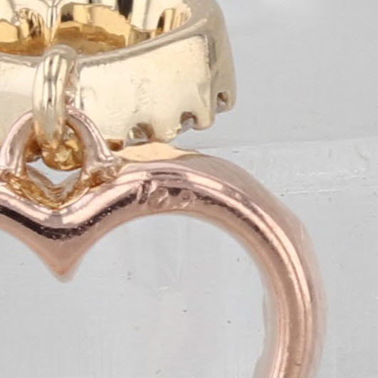 0.14ctw Diamond Journey Hearts Pendant 14k White Yellow Rose Gold Drop