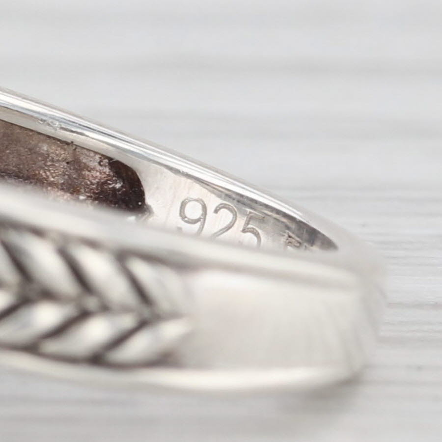 Effy 2.96ctw Pear London Blue Topaz Diamond Ring Sterling Silver Size 7 Teardrop