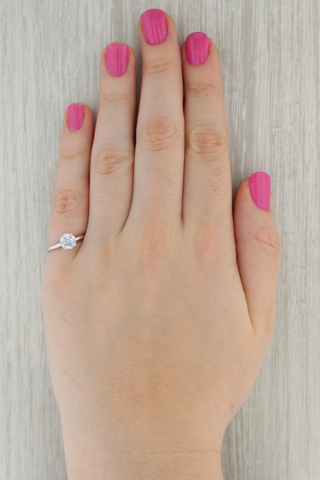 Tan New Round Solitaire Tacori Semi Mount Engagement Ring 18k White Gold Certificate
