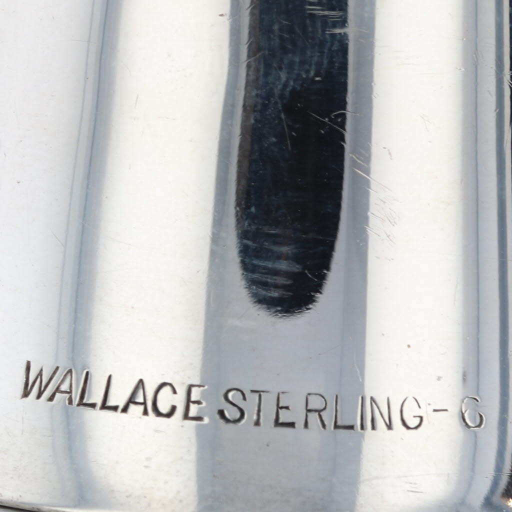 Wallace Sterling Silver Jigger Vintage Bar Wear Drinkware Drink Marking Shots