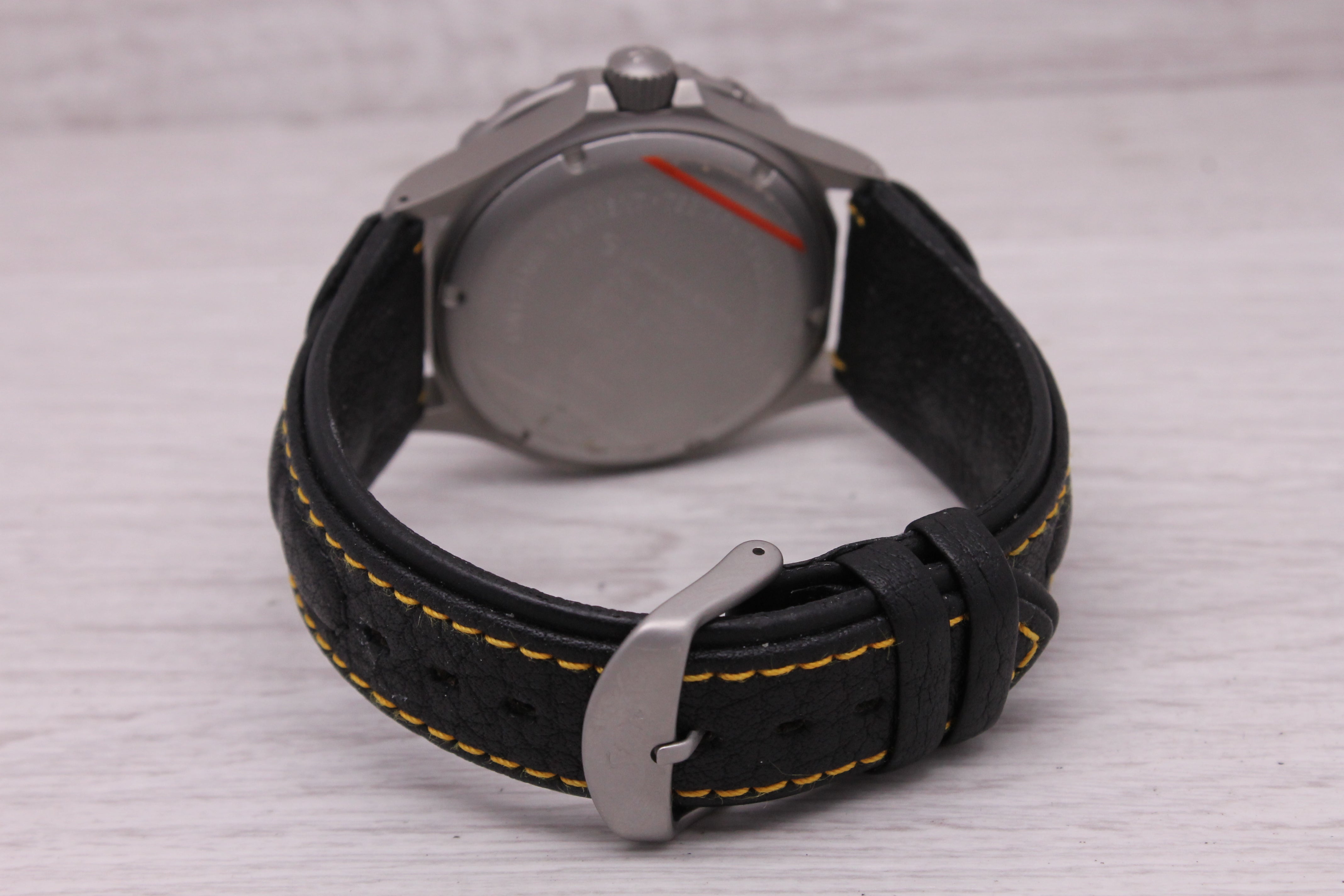 Gray Sinn 857 UTC TESTAF Mens 43mm Steel Automatic Watch 857.6696 w Strap & Box