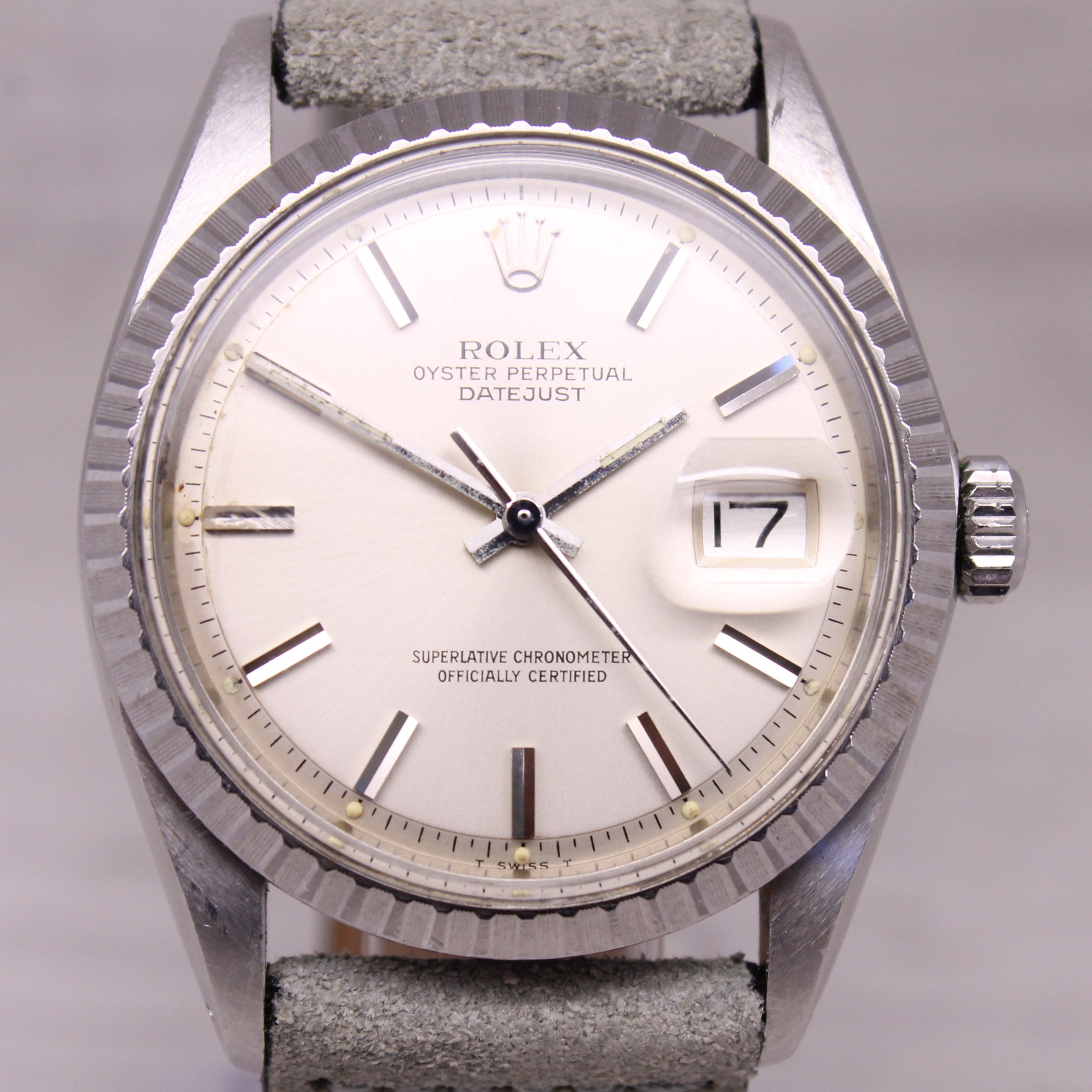 Vintage 1978 Rolex Datejust 1603 36mm Steel Automatic Mens Original Dial