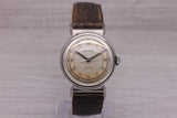 Vintage c.1940's Movado 30mm Stainless Steelm Manual Watch ORIGINAL Dial 150MN
