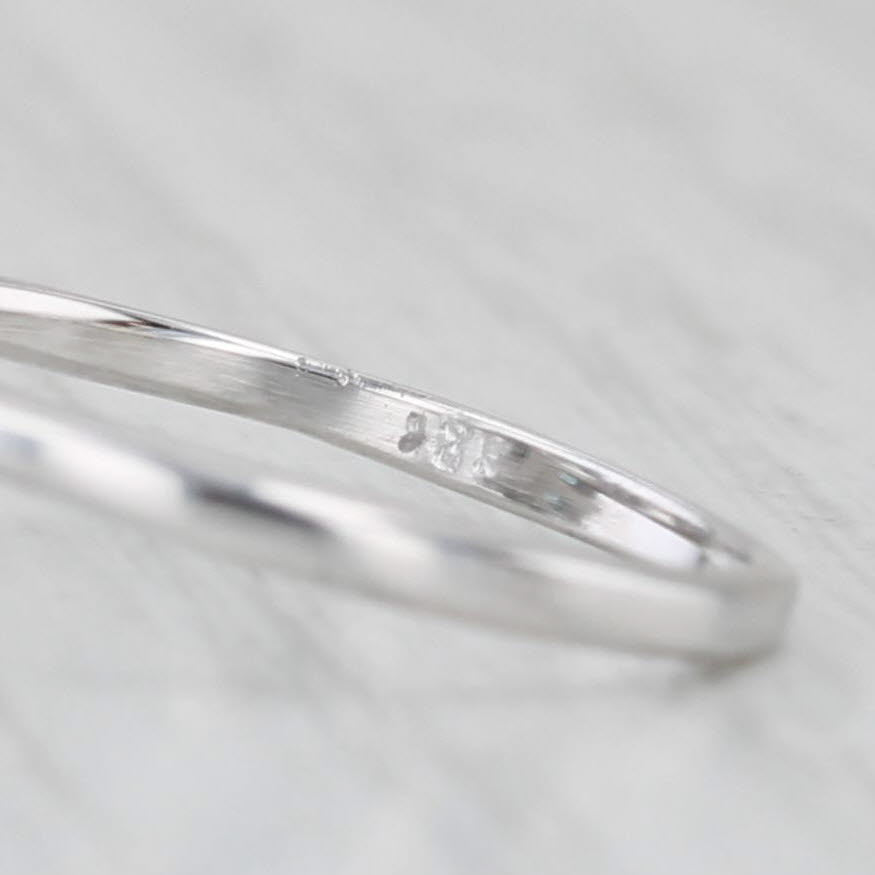 Light Gray 1.30ctw London Blue Sapphire Diamond Halo Ring 18k White Gold Size 4.75