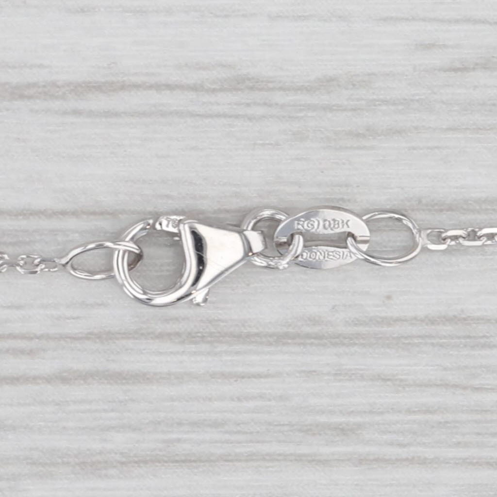 Light Gray Roberto Coin Tiny Treasures 0.15ctw Diamond Heart Pendant Necklace 18k Gold
