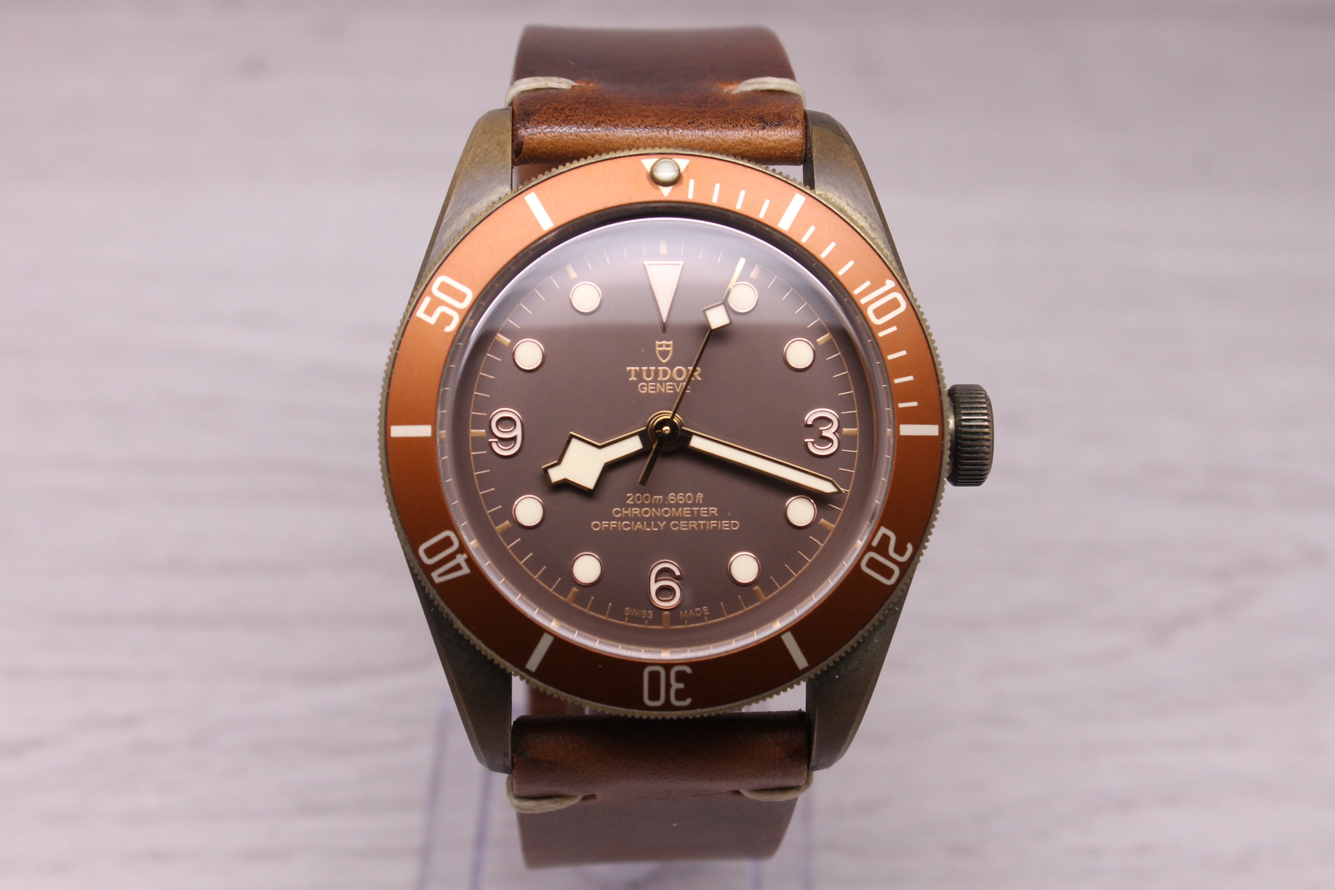 Tudor Black Bay Bronze Heritage 43mm Mens Automatic Divers Watch w Box 79250BM