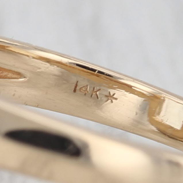 12.40ct Aquamarine Solitaire Ring 14k Yellow Gold Size 6.25 Cocktail