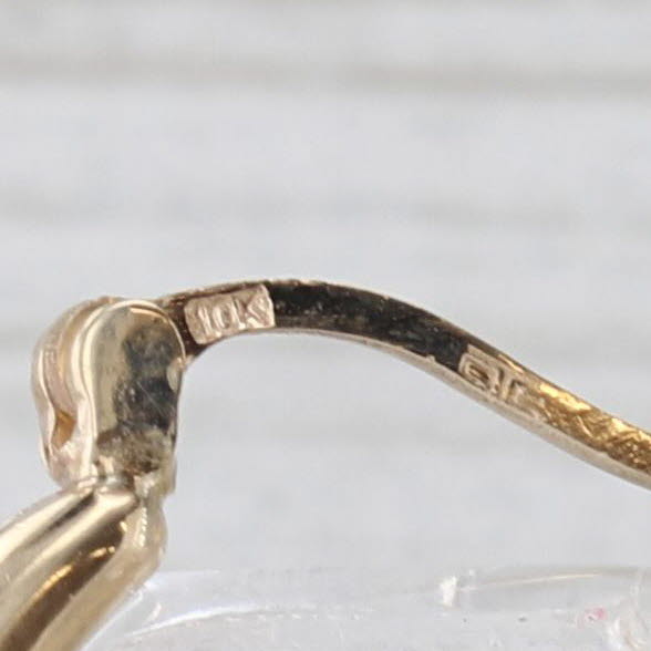 Beveled Hoop Earrings 10k Yellow Gold Snap Top Posts Round Hoops