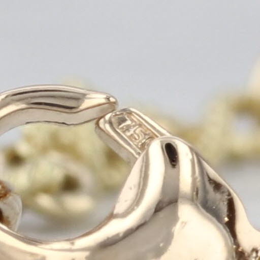 0.50ctw Diamond Station Necklace 18k Yellow Gold 18.5" Figure-8 Infinity Chain