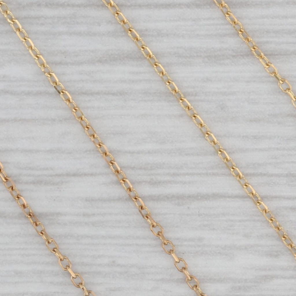 Gray New Diamond Cross Pendant Necklace 10k Yellow Gold Adjustable Cable Chain