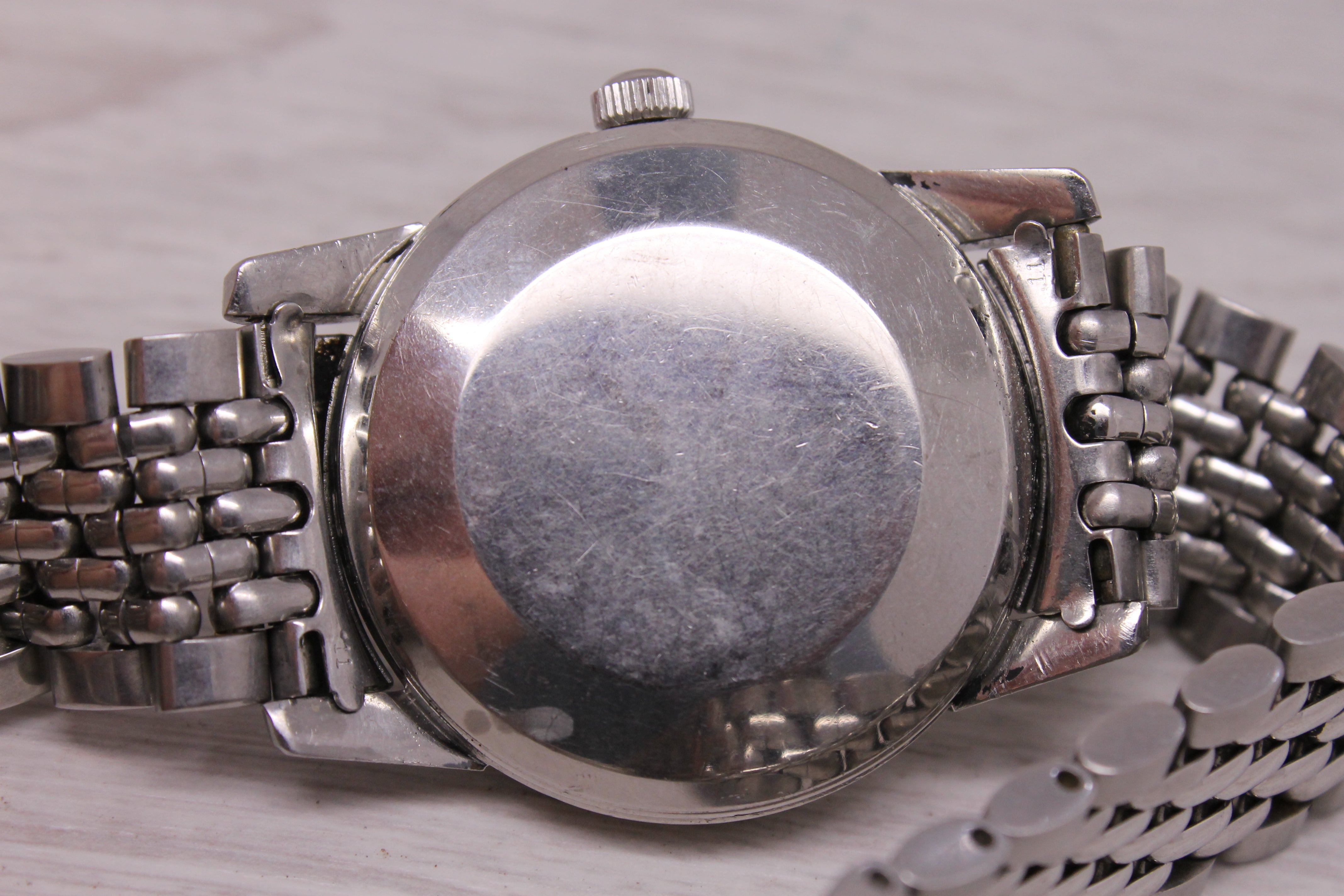 Vintage Omega Seamaster Calendar Mens 34mm Steel Automatic Watch 2846 c.503