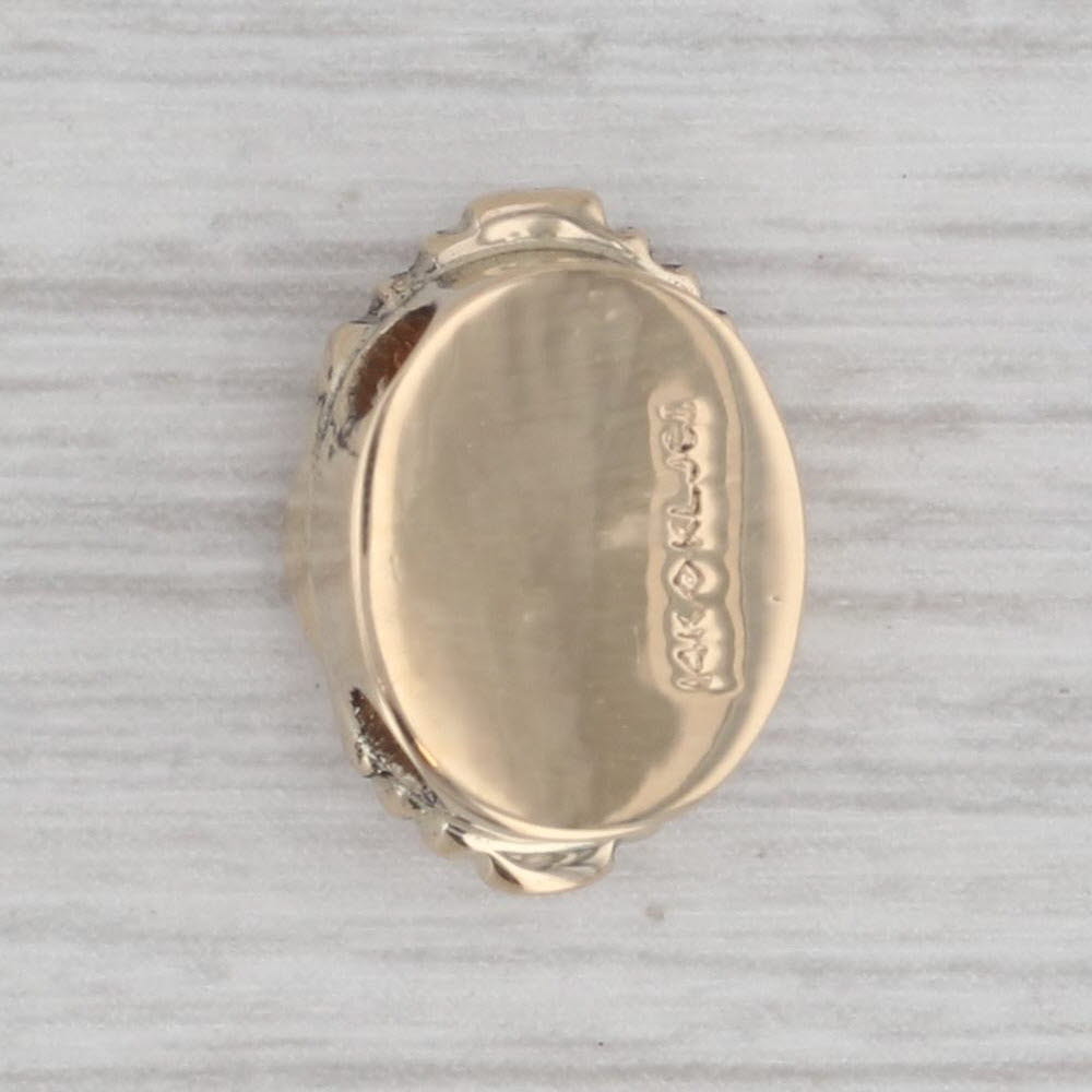 Gray Richard Klein Vintage Diamond Slide Bracelet Charm 14k Yellow Gold
