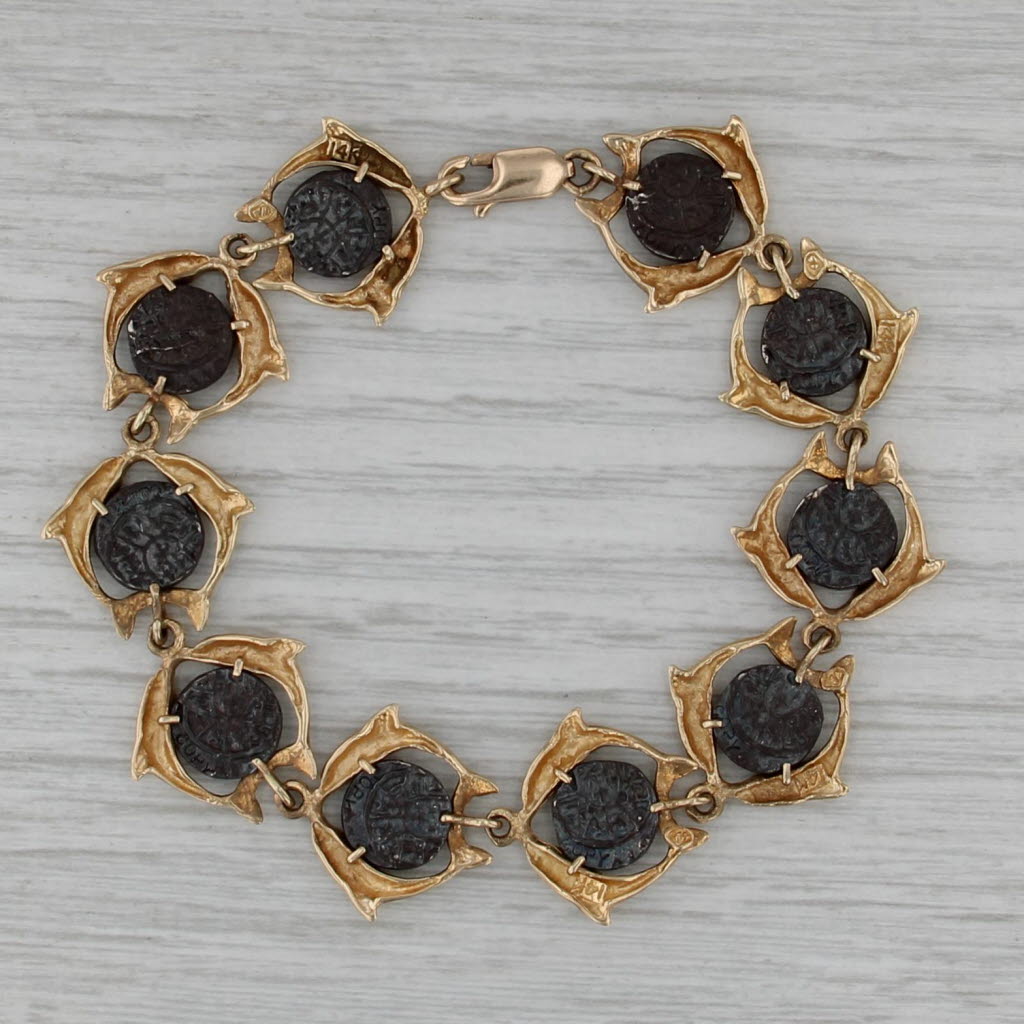 Nuestra Senora de Atocha Coin Bracelet Spanish Galleon Treasure COA 14k Gold