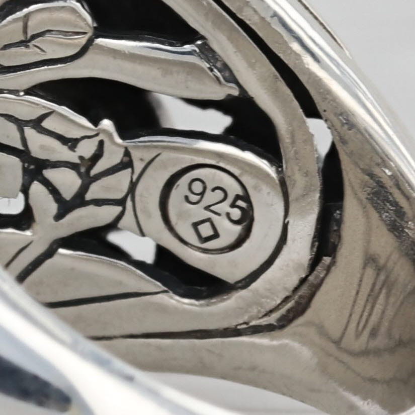 John Hardy Pebble Dome Kali Ring Sterling Silver Size 7.75 Statement