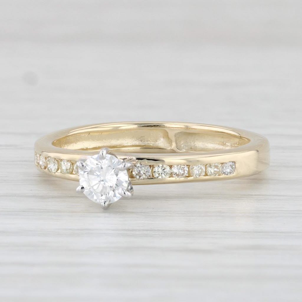Diamond Band Ring 14K White Gold, Size 4.75