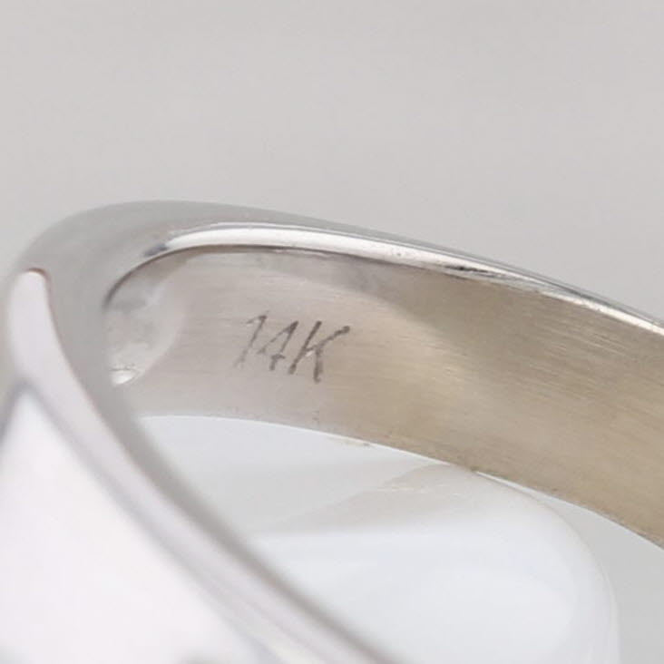 0.54ctw Princess Channel Set Diamond Wedding Band 14k White Gold Ring Stackable