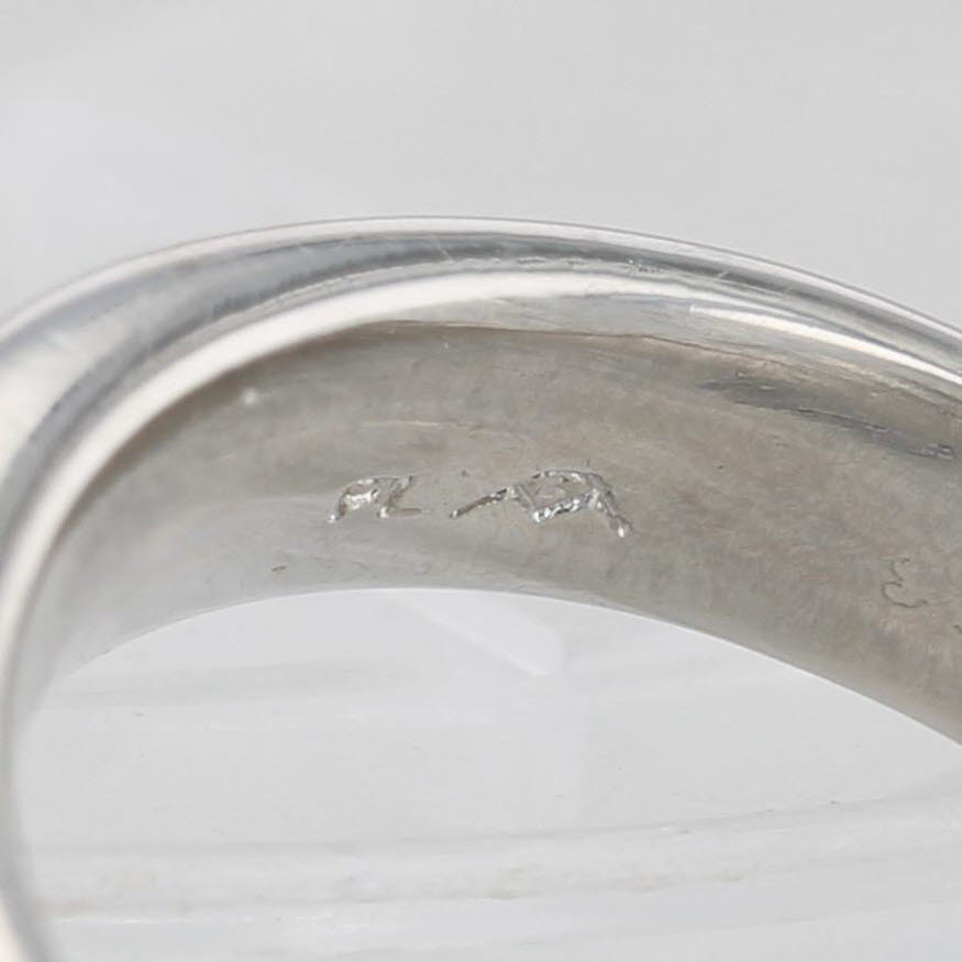 Light Gray 0.90ctw Diamond Wedding Band Platinum Stackable Anniversary Ring Size 7