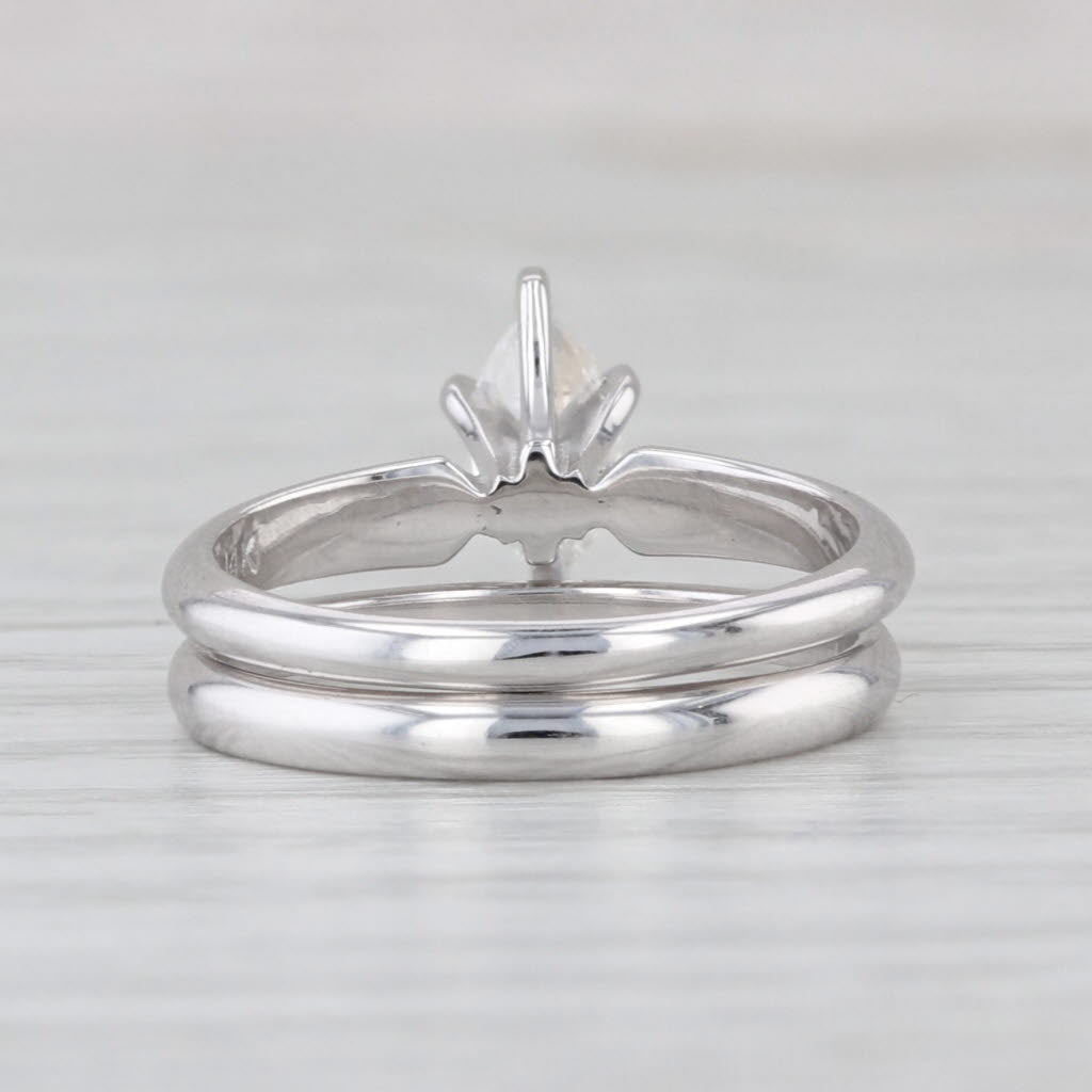 0.50ct Marquise Diamond Solitaire Engagement Ring Wedding Band Bridal 14k Gold