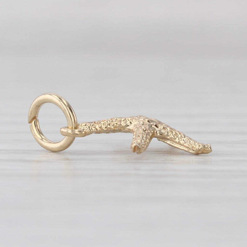 Starfish Pendant 14k Yellow Gold Nautical Jewelry Small Charm