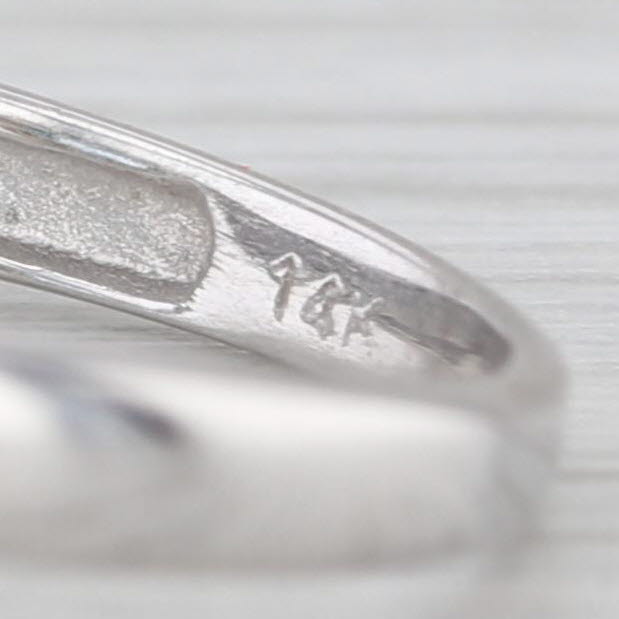 1.10ct Blue Topaz Round Solitaire Ring 14k White Yellow Gold Size 7