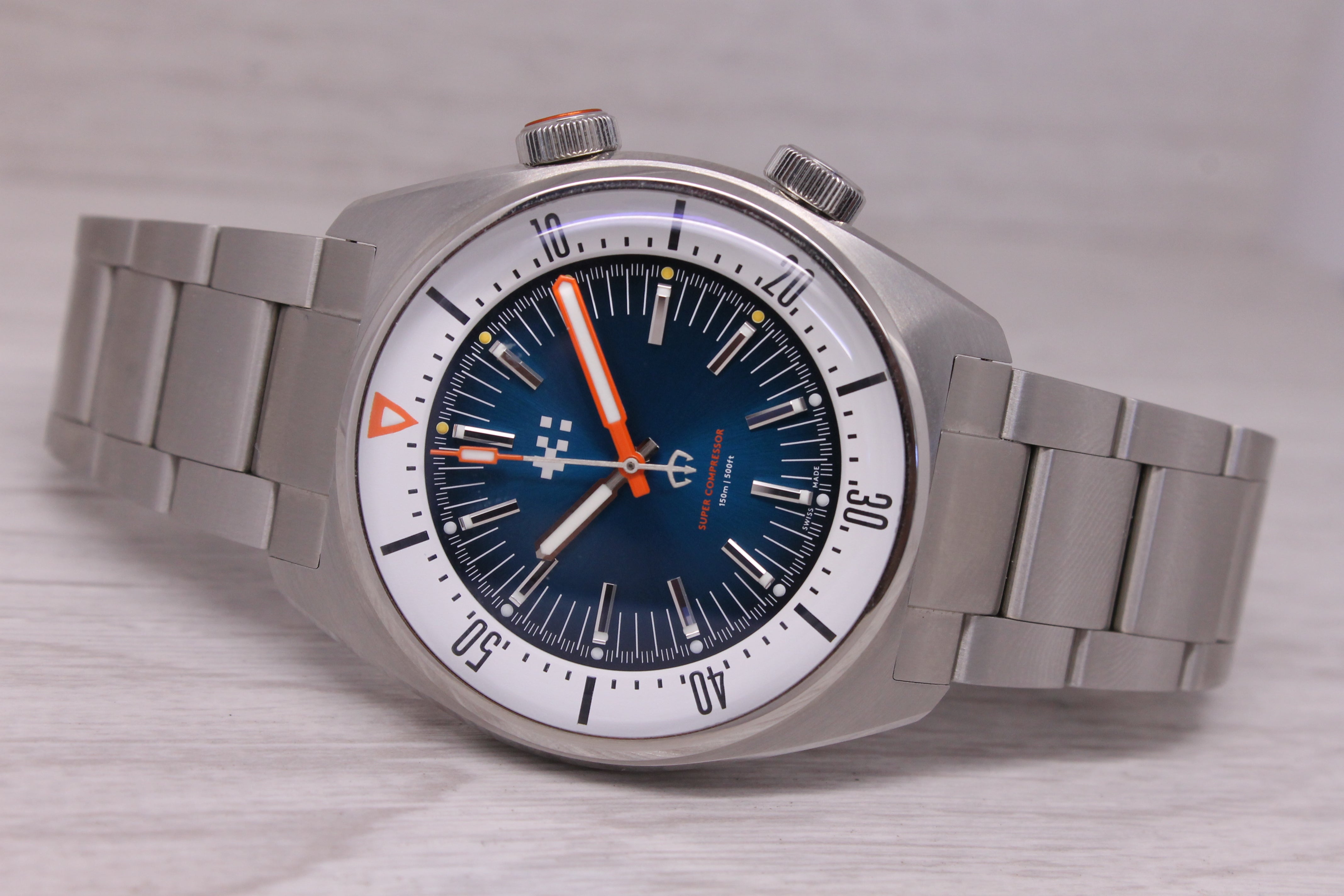 Christopher Ward C65 41mm Stainless Steel Automatic Super Compressor Watch