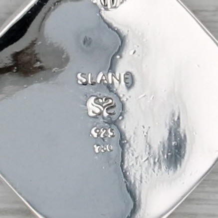 Slane & Slane Bee Pendant Sterling Silver 18k Gold Enamel Enhancer Clip Bail