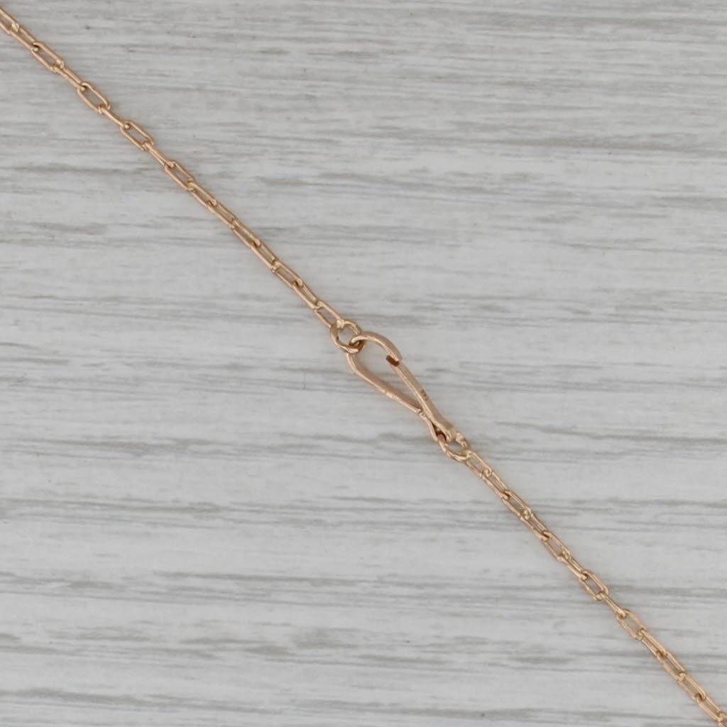 Cable Chain Necklace 14k Yellow Gold 24" 1.7mm