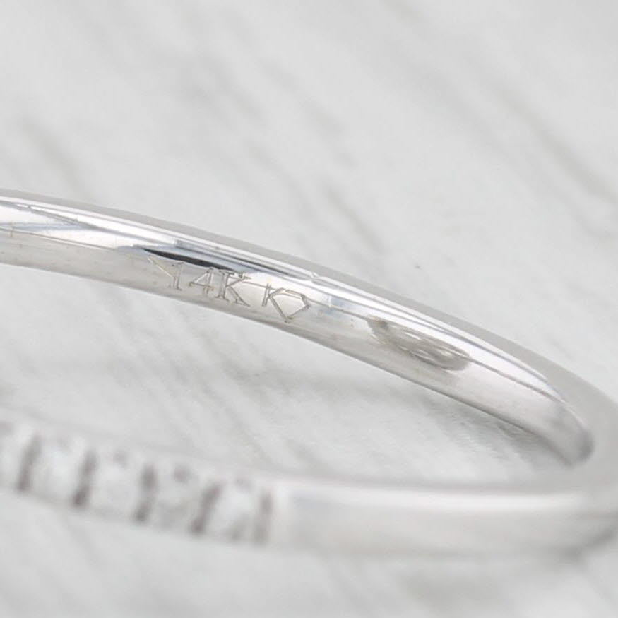 Light Gray Kobelli 3.39ctw Moissanite Halo Semi Mount Engagement Ring 14k White Gold Sz 7.5