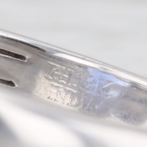 4.68ctw Pear Tanzanite Diamond Ring 18k White Gold Size 7