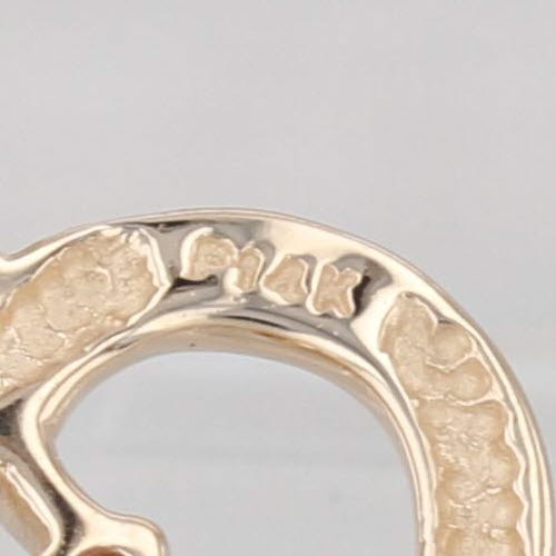 3-Stone Ruby Open Heart Pendant 14k Yellow Gold