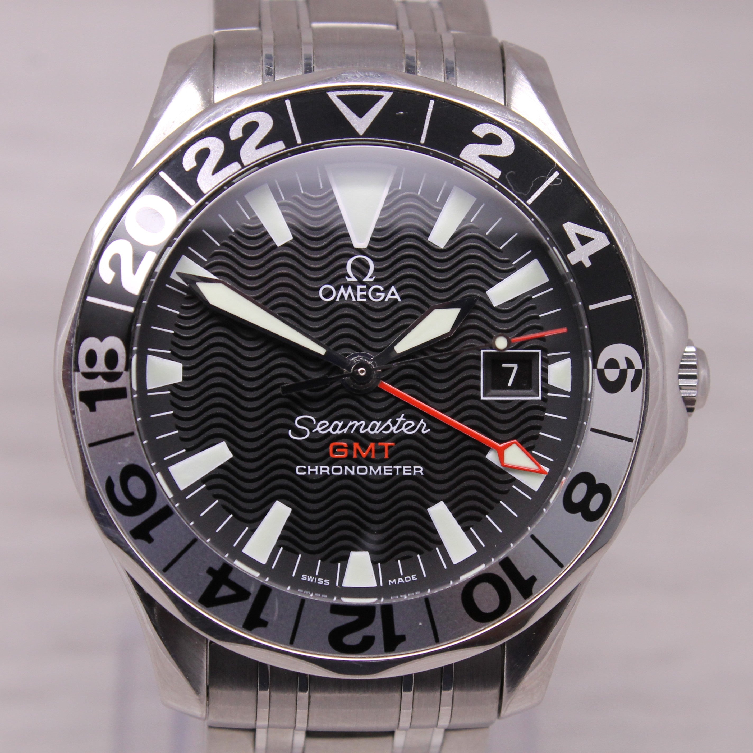 Omega Seamaster Pro GMT 50th Anniversary 41mm Steel Automatic Watch w NATO Kit