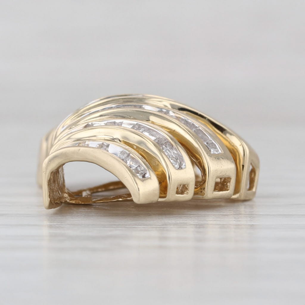 0.40ctw Diamond Slide Pendant 14k Yellow Gold