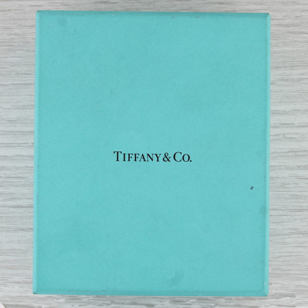 Tiffany Peretti Color by the Yard Emerald Solitaire Necklace 18k Gold Boxes 16"