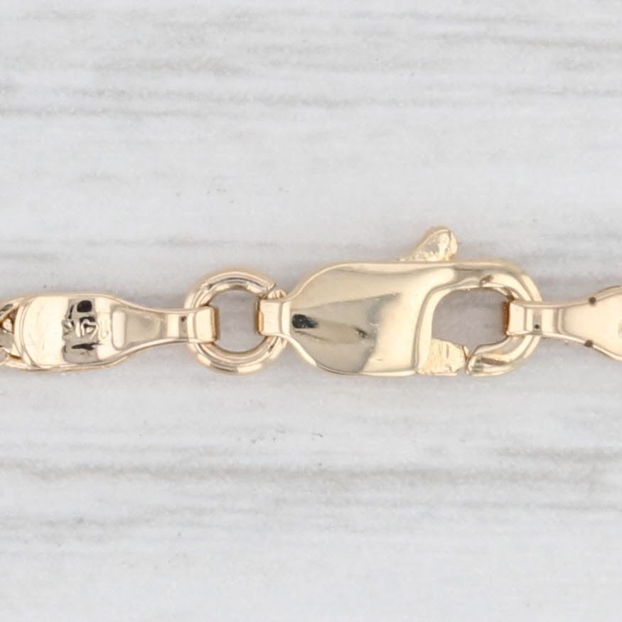 Light Gray 0.65ctw Diamond V Necklace 14k Yellow Gold 16.75" Woven Chain