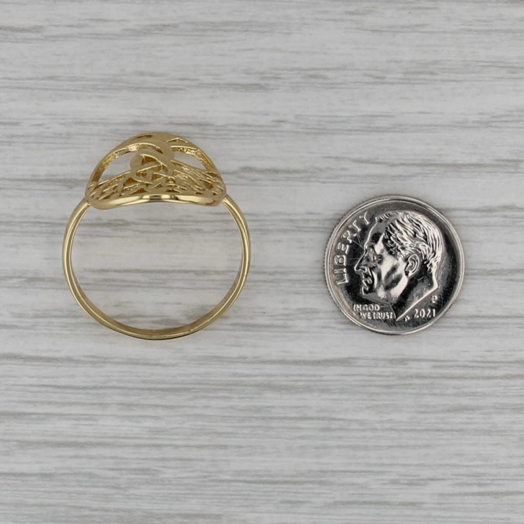 Yggdrasil Viking Tree Norse Tree of Life Ring Gold Plated Sterling Silver