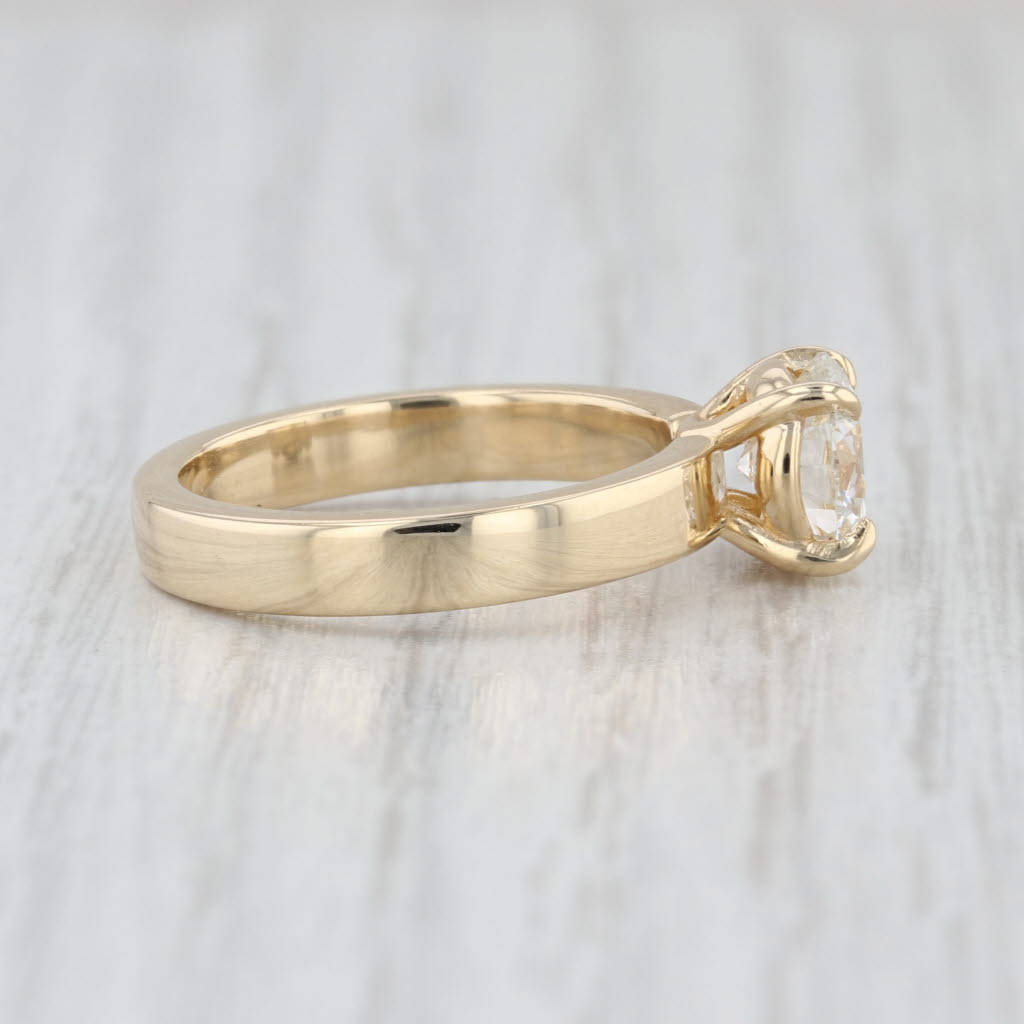 New GIA 1.49ct VVS2 Diamond Solitaire Engagement Ring 14k Yellow Gold Size 6.75