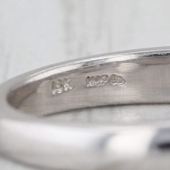 Hearts on Fire 0.68ctw Diamond Wedding Band 18k White Gold Size 6.5 Anniversary