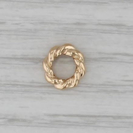 Authentic Pandora Twist Spacer Charm 14k Gold 750353 Retired 585 ALE Bead