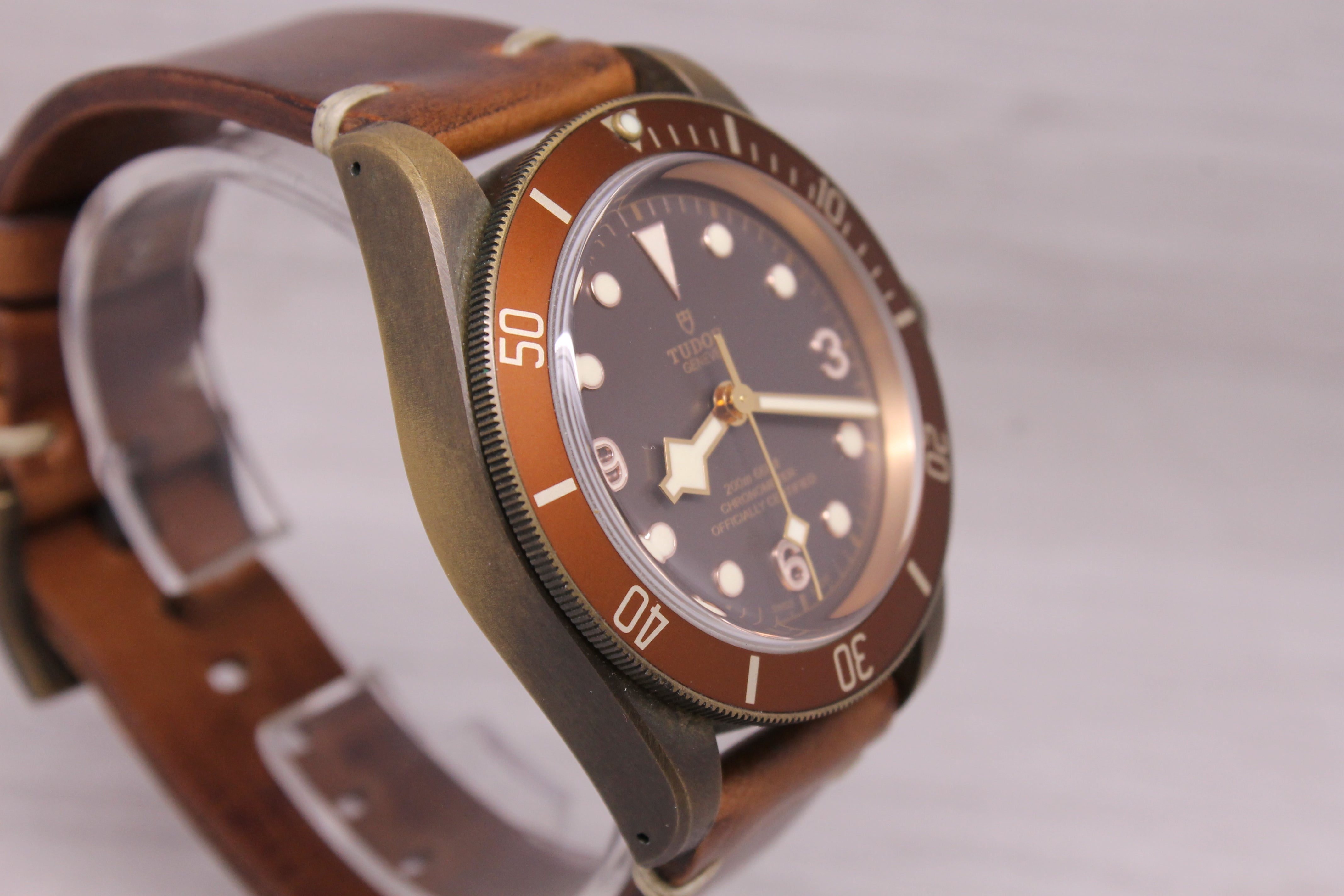 Tudor Black Bay Bronze Heritage 43mm Mens Automatic Divers Watch w Box 79250BM