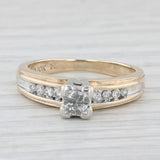 0.35ctw Princess Diamond Engagement Ring 10k Yellow Gold Size 6.75